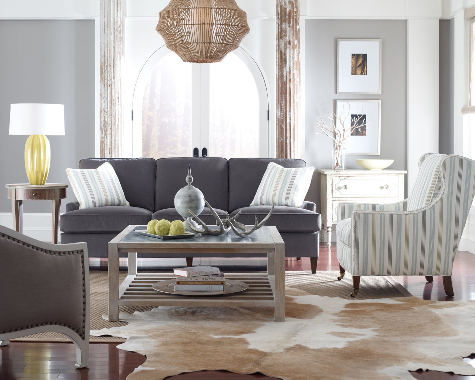 Thompson Sofa, Belgravia Chair.